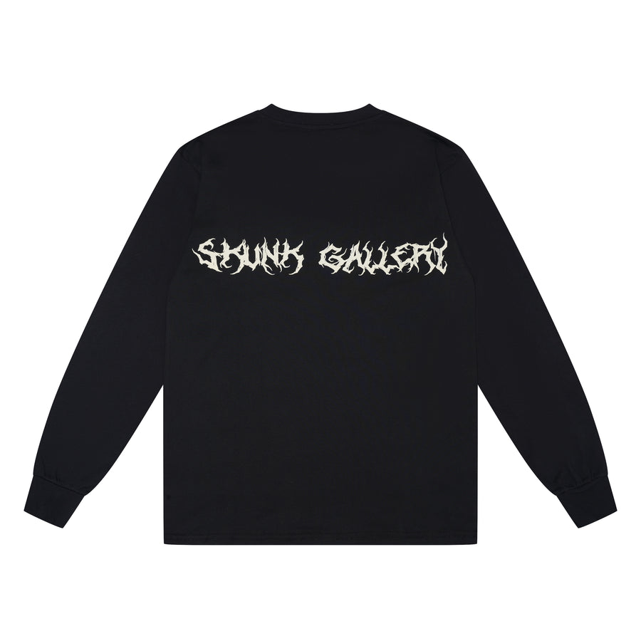 SKUNK GALLERY Long Sleeve Shirt FW23 BLACK